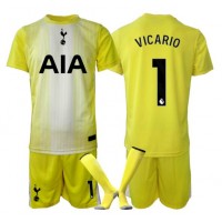 Koszulka piłkarska Tottenham Hotspur Guglielmo Vicario #1 Bramkarska Strój Trzeci dla dzieci 2025-26 tanio Krótki Rękaw (+ Krótkie spodenki)